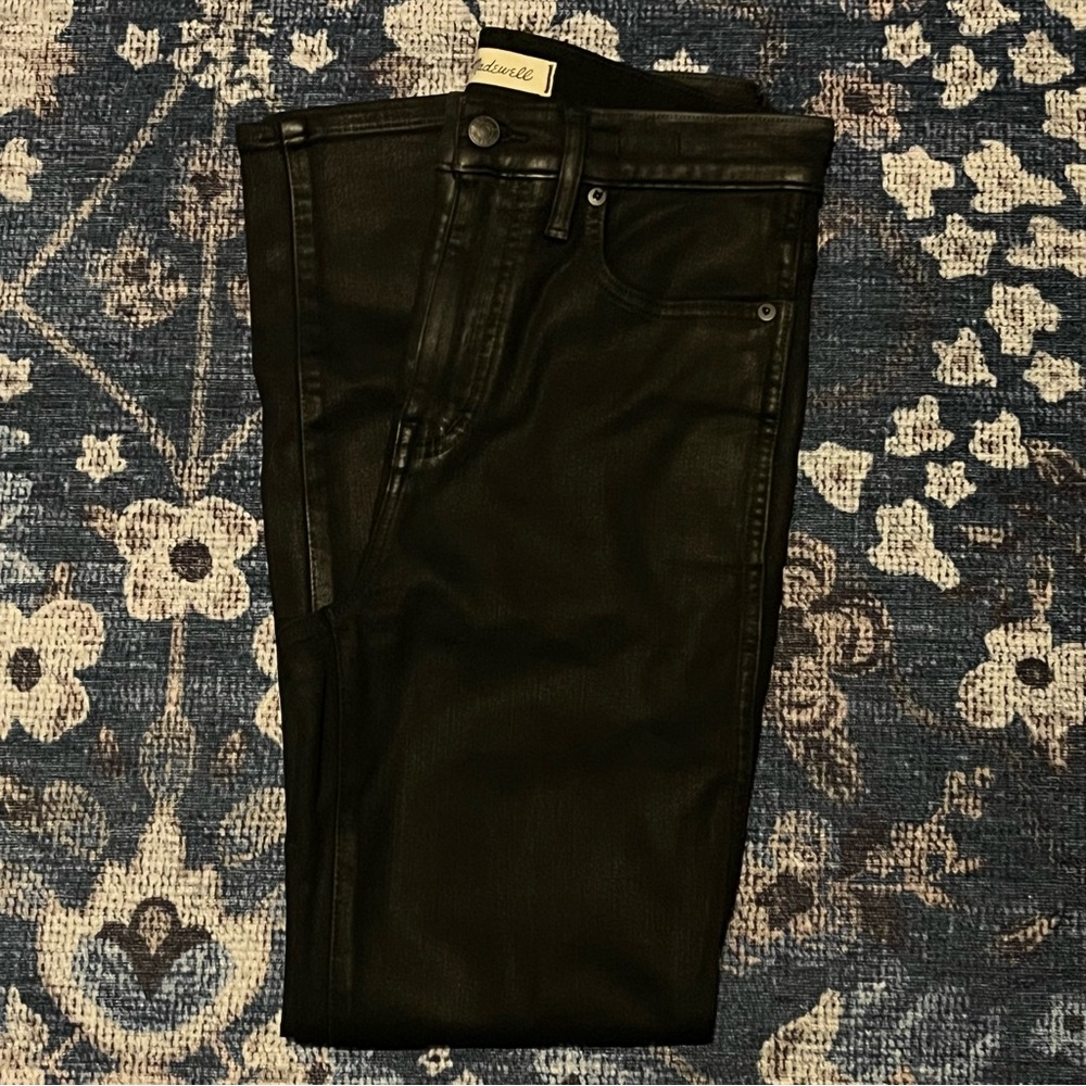 Madewell Coated Stovepipe Jeans